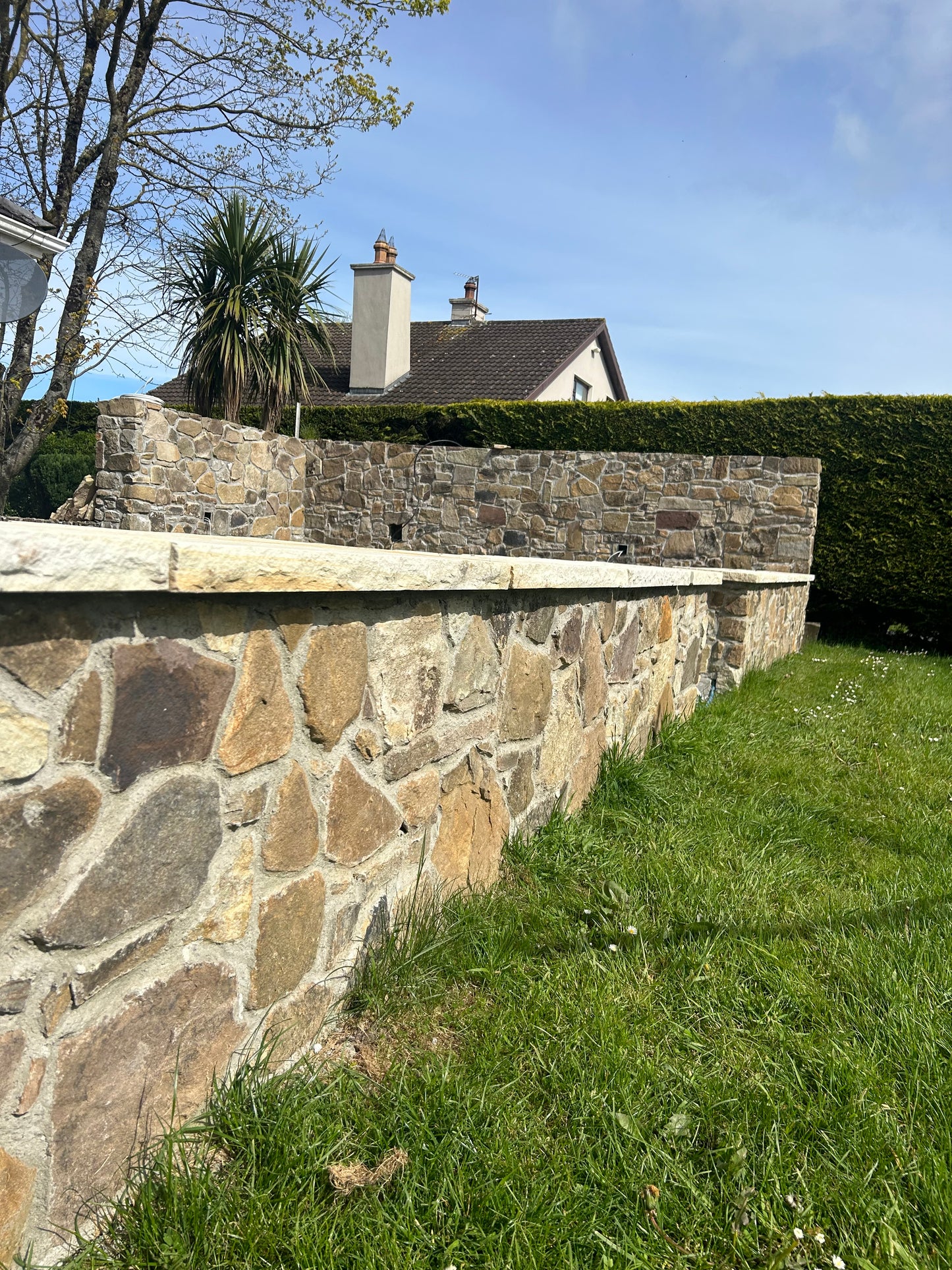 Tipperary Sandstone Wall Capping 350mm x 10 Lm on pallet / free delivery in Ireland