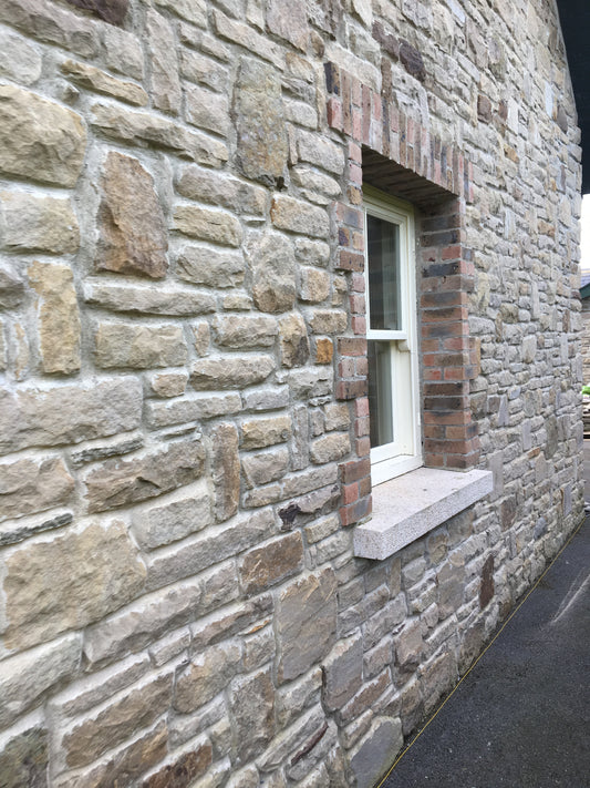 An Autumn Offer ! Wicklow Brown Sandstone Building Stone x 30 bulk bag / Artic load / 35% off Spring Sale