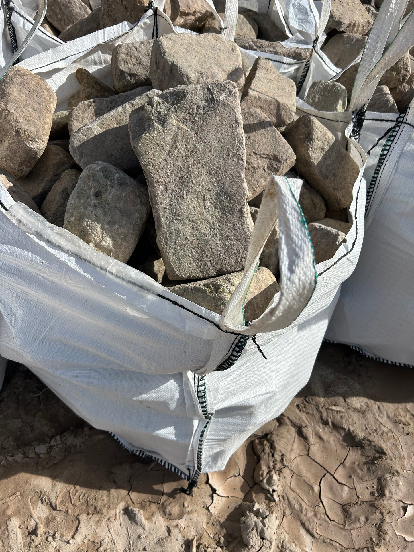 Wicklow Brown Sandstone Building Stone / Bulk Bag / Free delivery nationwide!