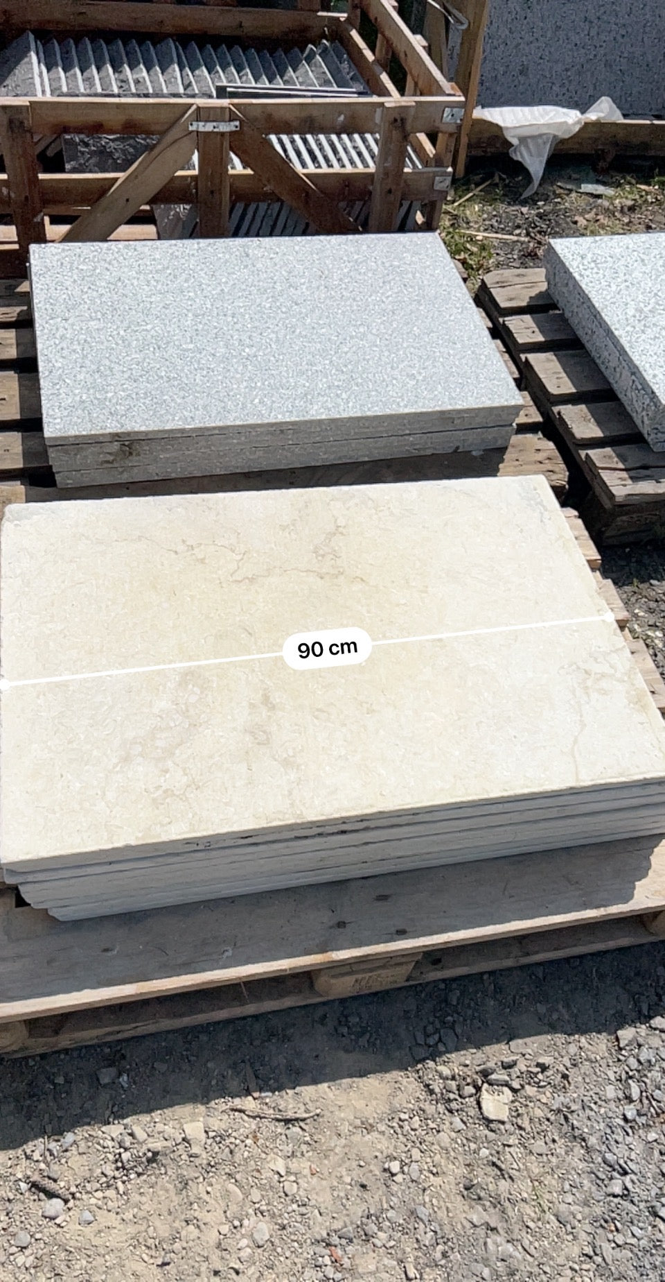Monaco Cream Natural Stone Limestone Flagstones 20m2 Crate / Free Delivery in Ireland