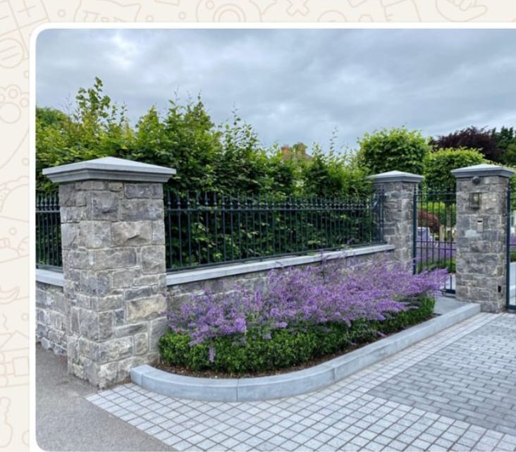 Galway White Limestone Building Stone Bulk Bag