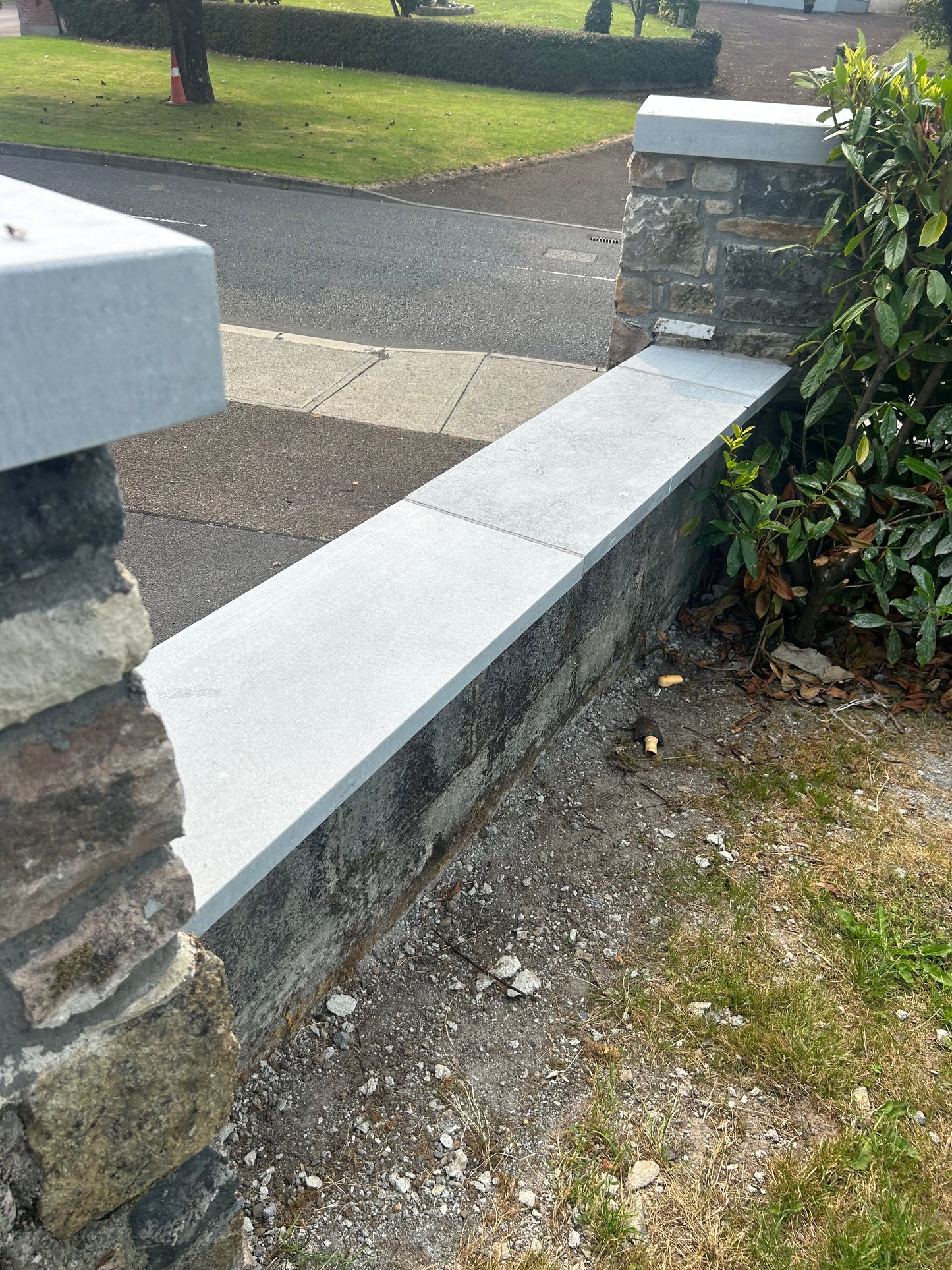 Kilkenny Blue Limestone Sanded Wall Capping 300mm x 60mm x 10 linear meters on pallet/ free delivery Ireland