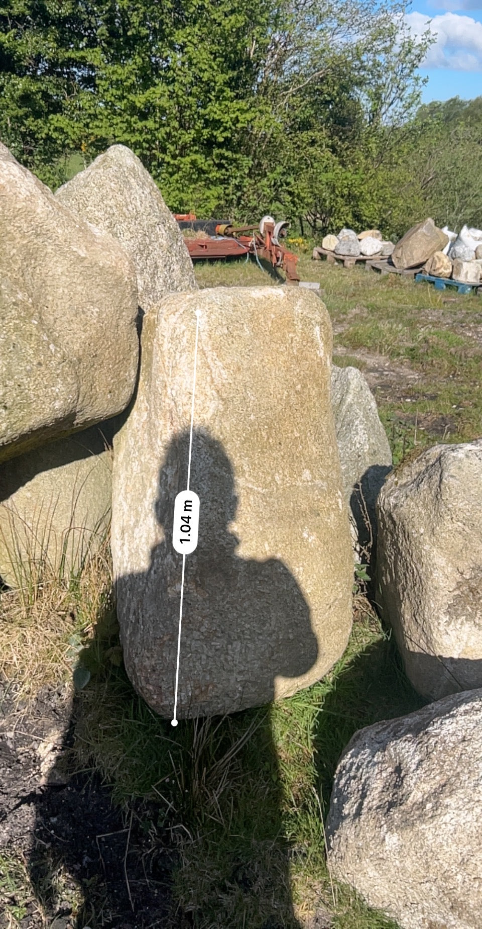 Granite Glacial Landscape Boulders, Large Specimen Stones, Sold Individually