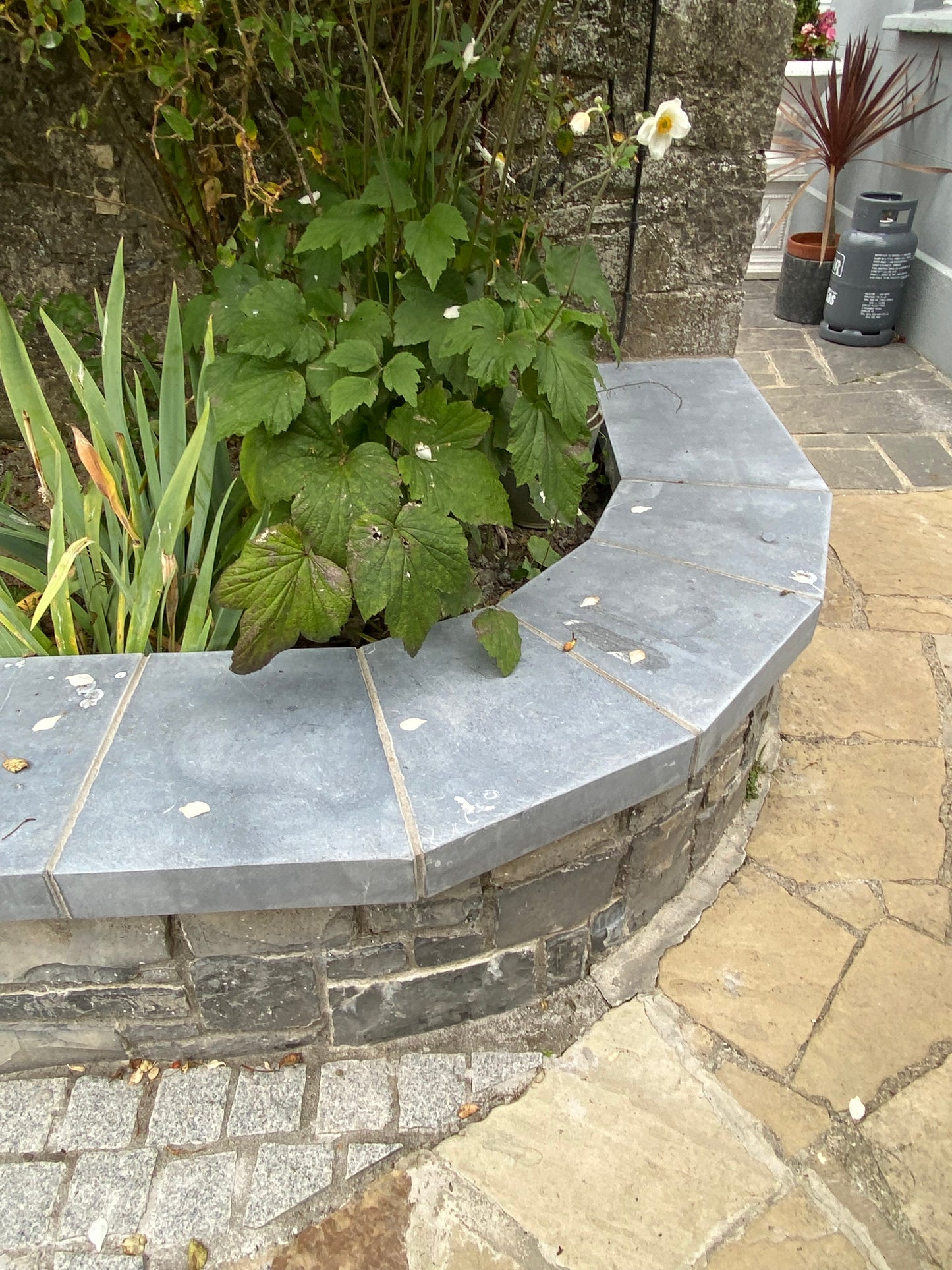 Kilkenny blue sanded limestone wall capping 180mm x 60mm x 10 linear meters on pallet / free delivery Ireland
