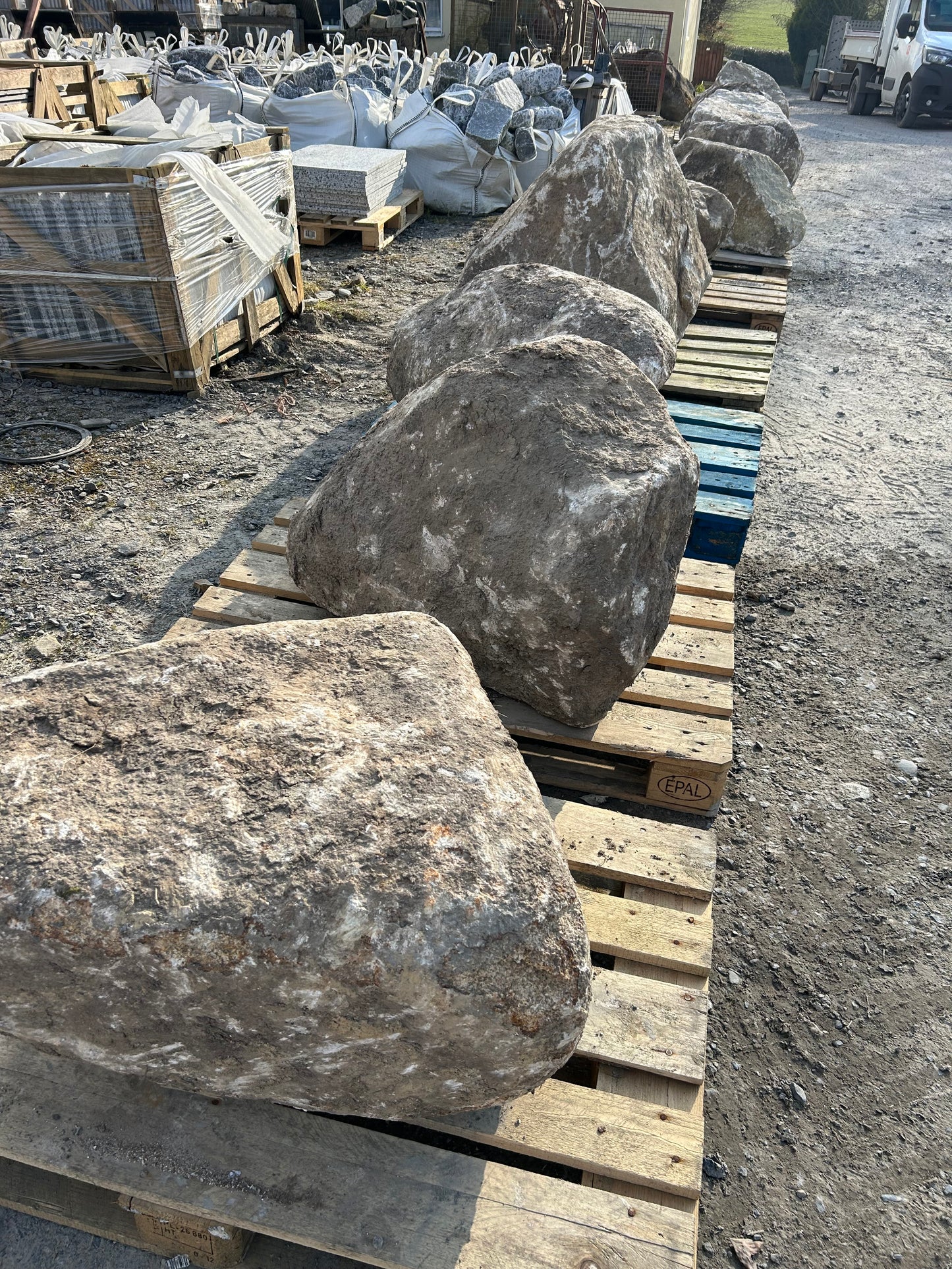 Granite Glacial Landscape Boulders, Large Specimen Stones, Sold Individually