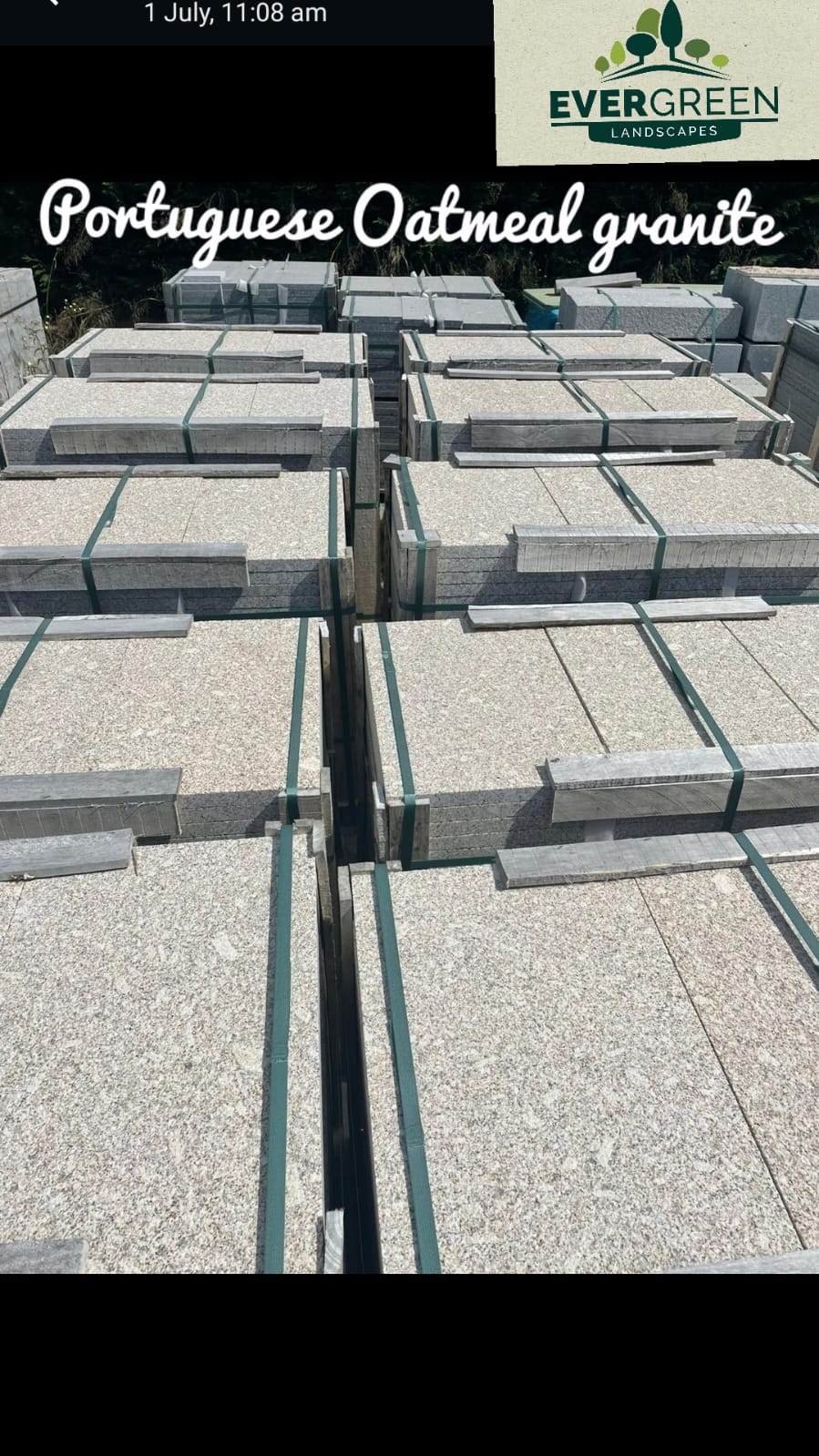 Dalkey Golden Oatmeal 150mm x 100mm x 1000mm x 10 linear meters on pallet / Free Delivery in Ireland