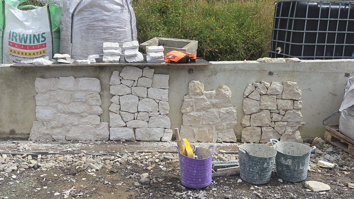Bianca Paloma White Luxury Italian Natural Stone 30mm Cladding & Corners x 200m2 or 200 lm Load Deal / Free Delivery in Ireland