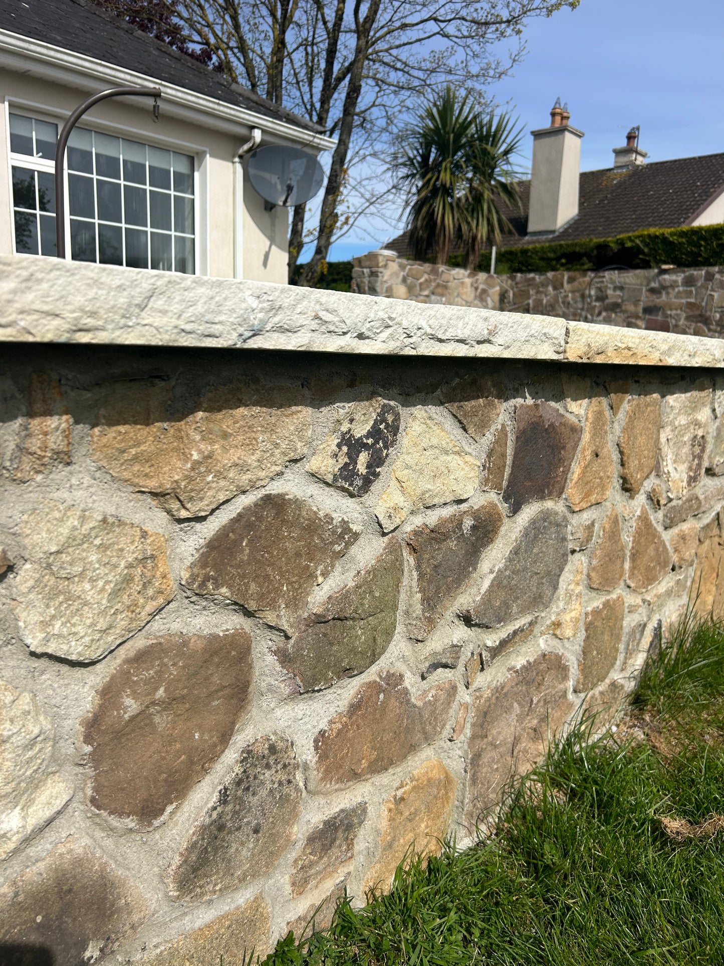 Tipperary Sandstone Wall Capping 350mm x 10 Lm on pallet / free delivery in Ireland