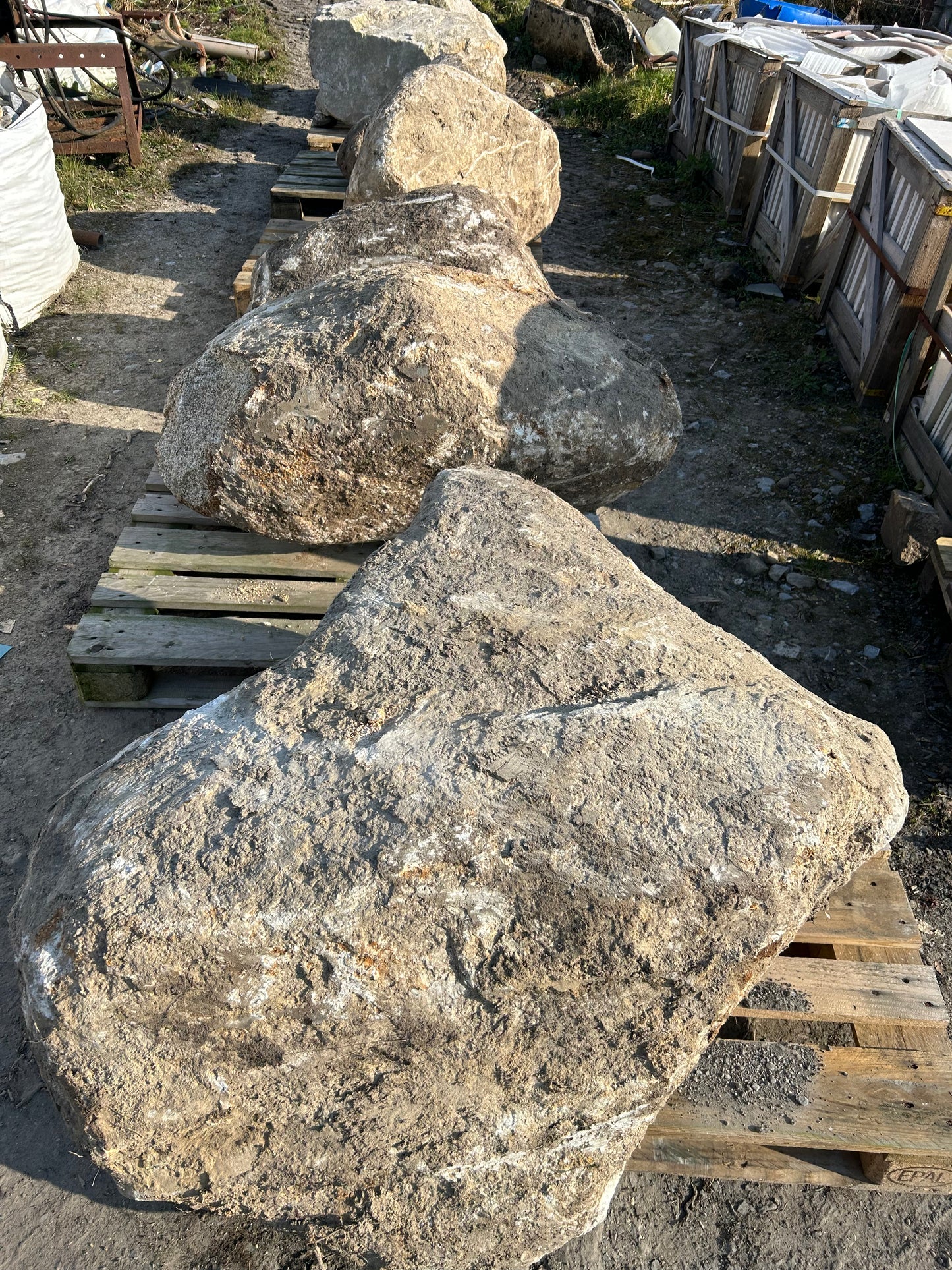 Granite Glacial Landscape Boulders, Large Specimen Stones, Sold Individually