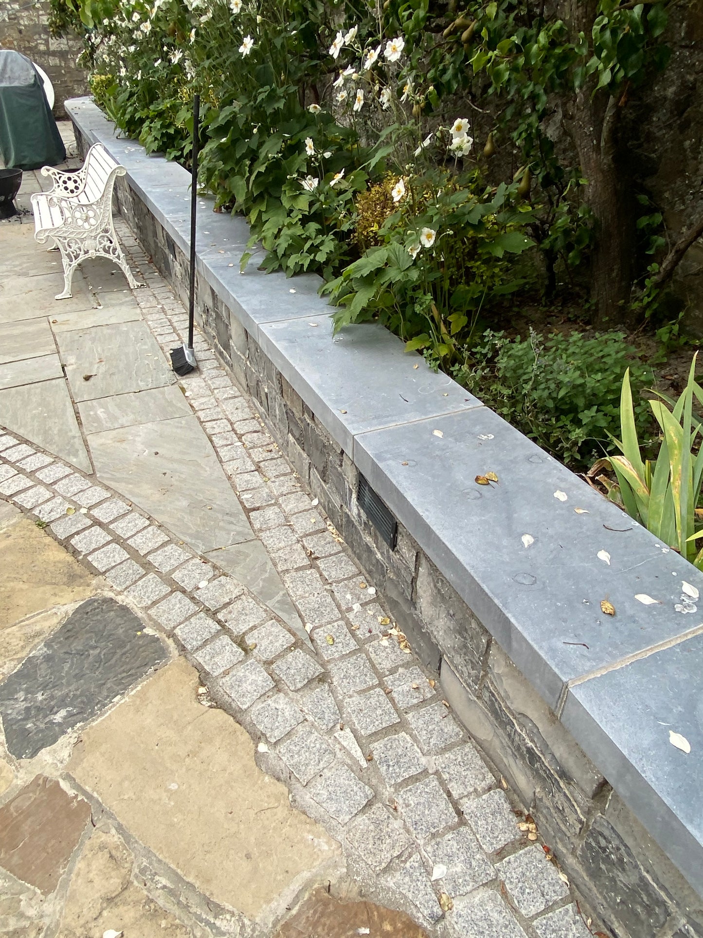 Kilkenny blue sanded limestone wall capping 180mm x 60mm x 10 linear meters on pallet / free delivery Ireland
