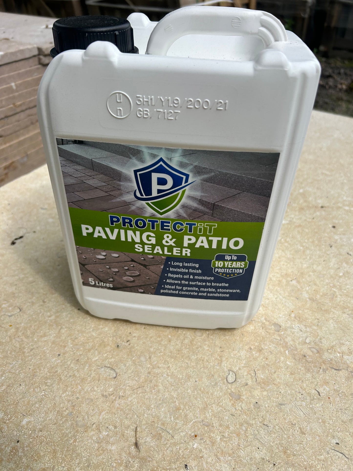 Monaco Cream Patio Stone Sealer 5 Litres / 30-40m2 Coverage Free Delivery in Ireland