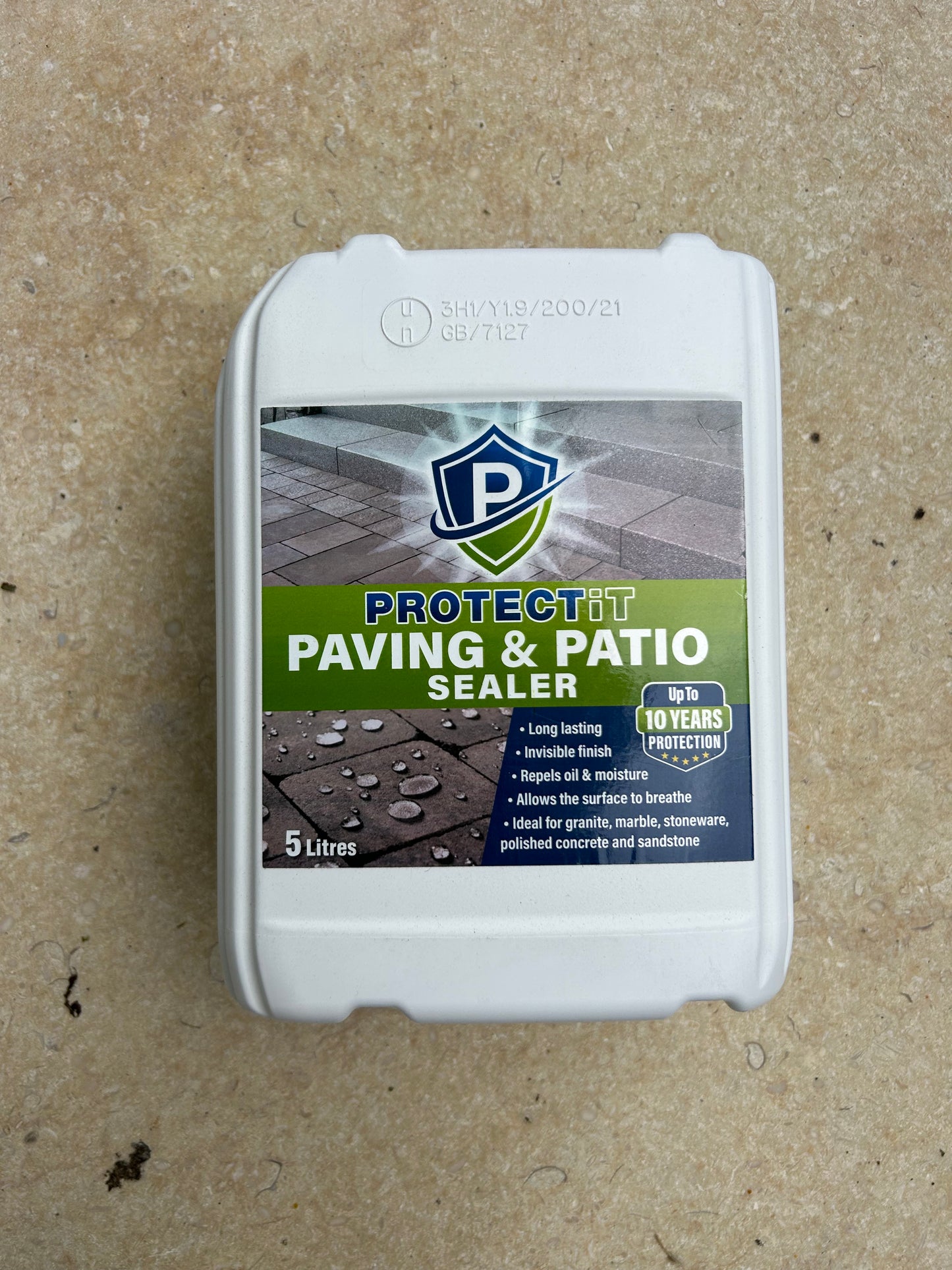 Monaco Cream Patio Stone Sealer 5 Litres / 30-40m2 Coverage Free Delivery in Ireland