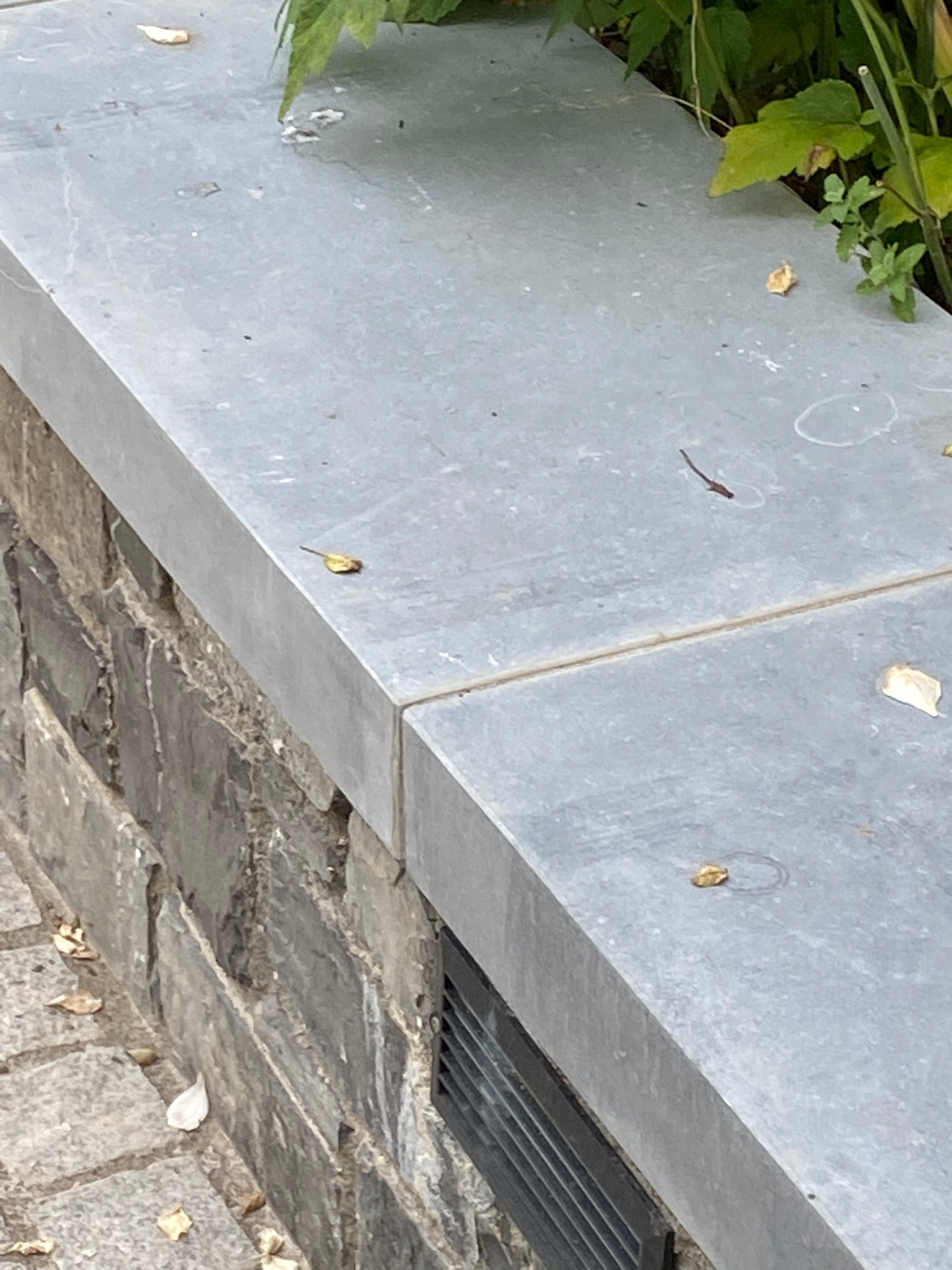 Kilkenny Blue Sanded Limestone Flat Pier Caps 1050mm x 1050mm x 100mm ( sold as pair )