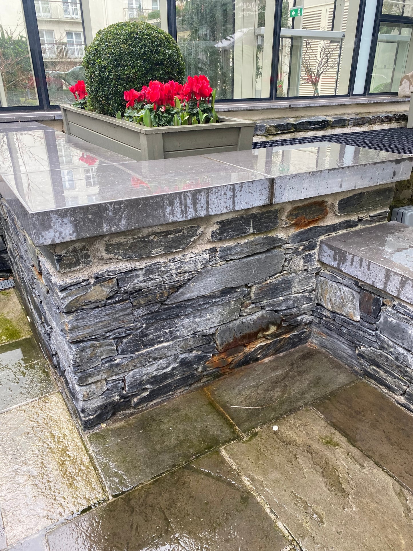 Kilkenny blue sanded wall capping 550mm wide x 60mm depth x 10 linear meters on a pallet / Free delivery in Ireland