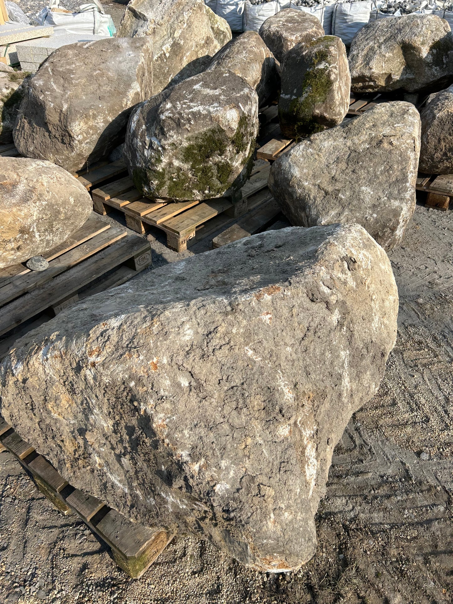 Granite Glacial Landscape Boulders, Large Specimen Stones, Sold Individually
