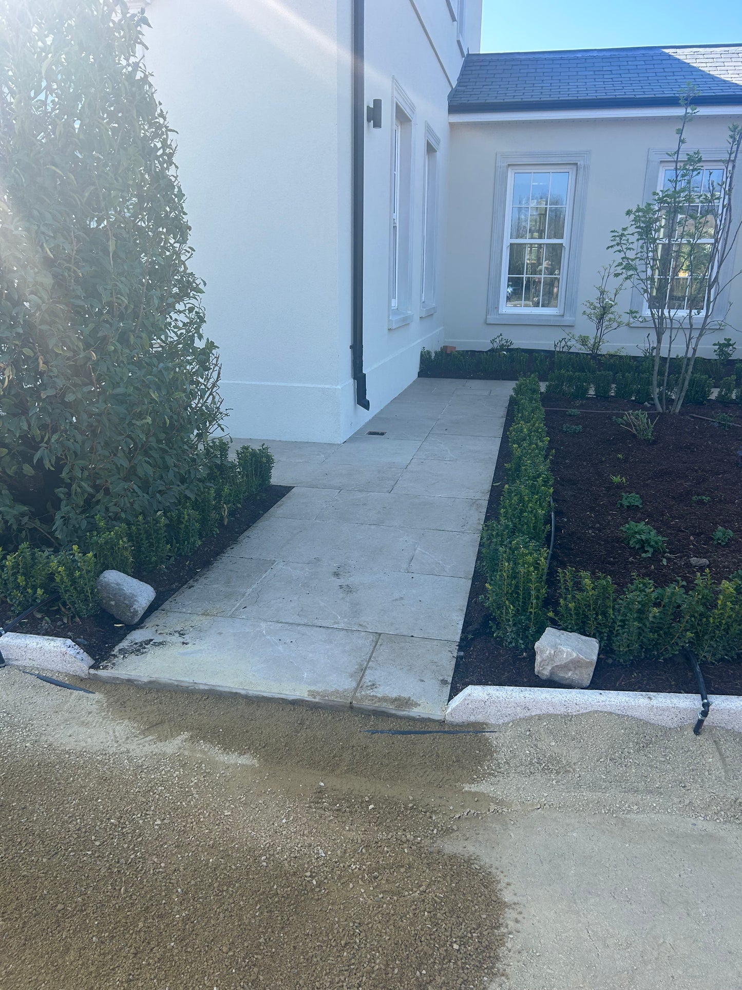 Romano Biege Interior Limestone Flagstones ( Roman Pattern ) 20m2 crate mixed sizes, free delivery Ireland