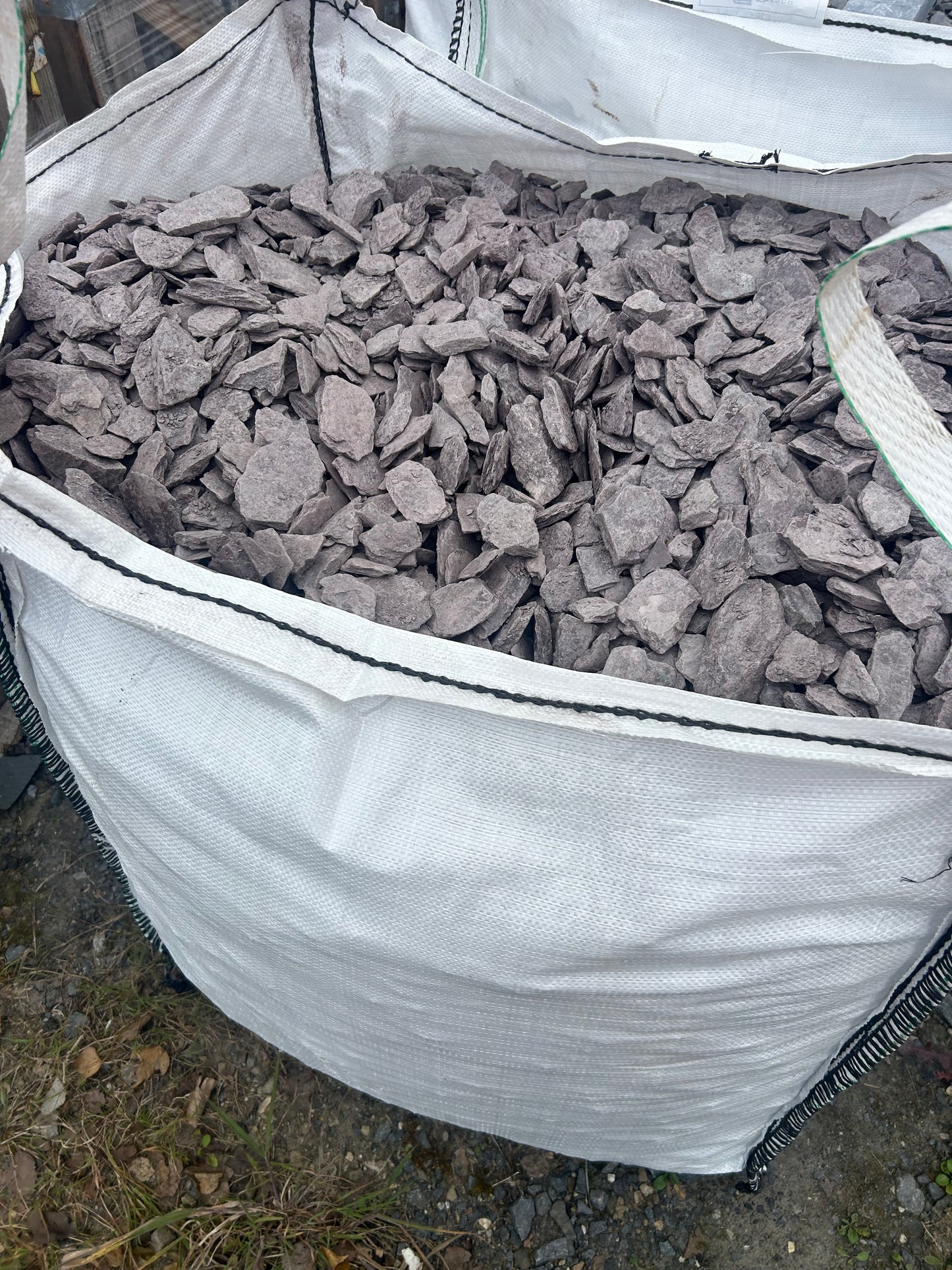 Achill Red Plum Slate Flowerbed Mulch / 10m2 / Bulk bag / Free Delivery in Ireland