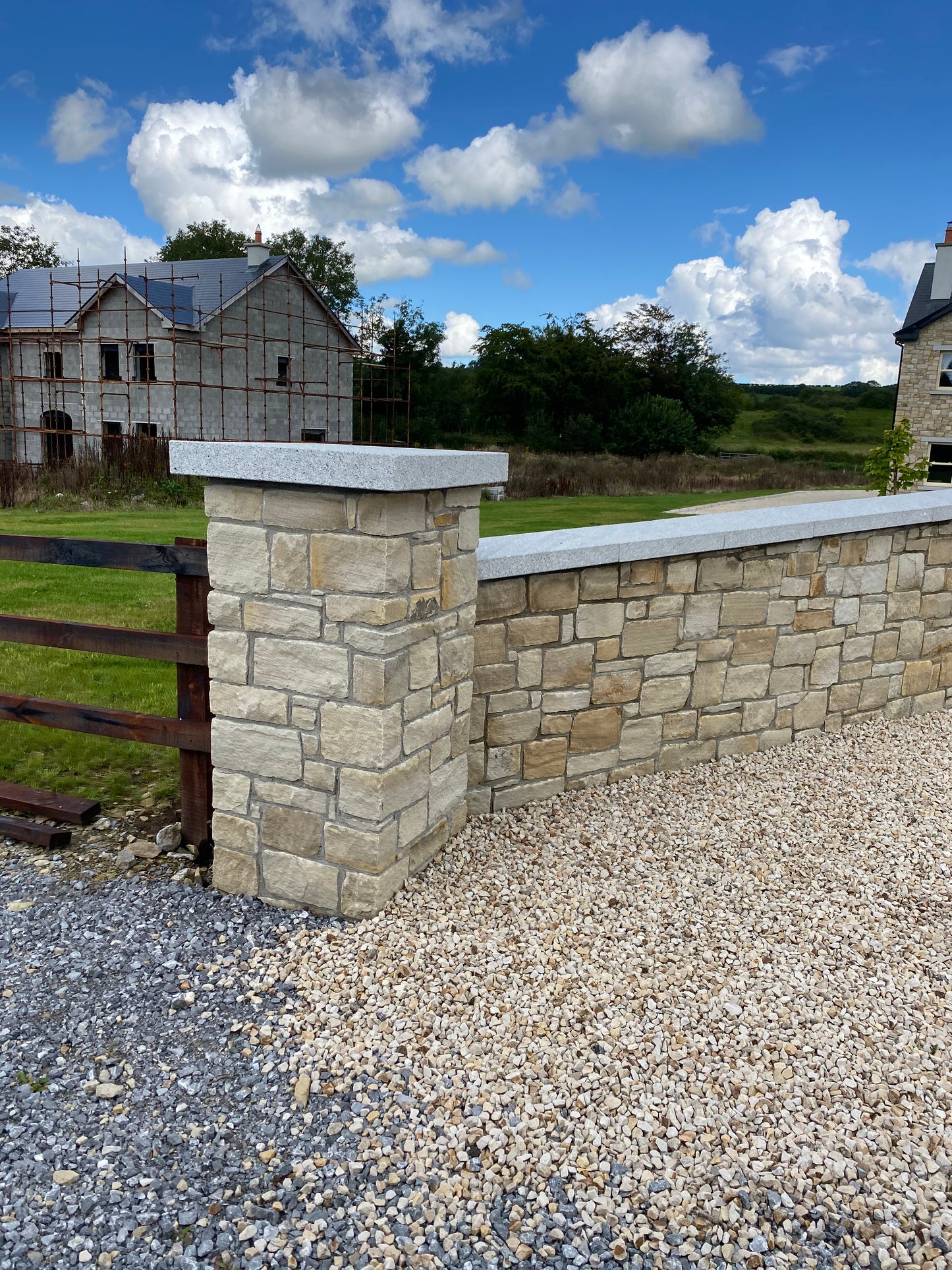 Merrion Grey Silver Granite Wall Capping 450mm x 60mm x 10 Lm Pallet