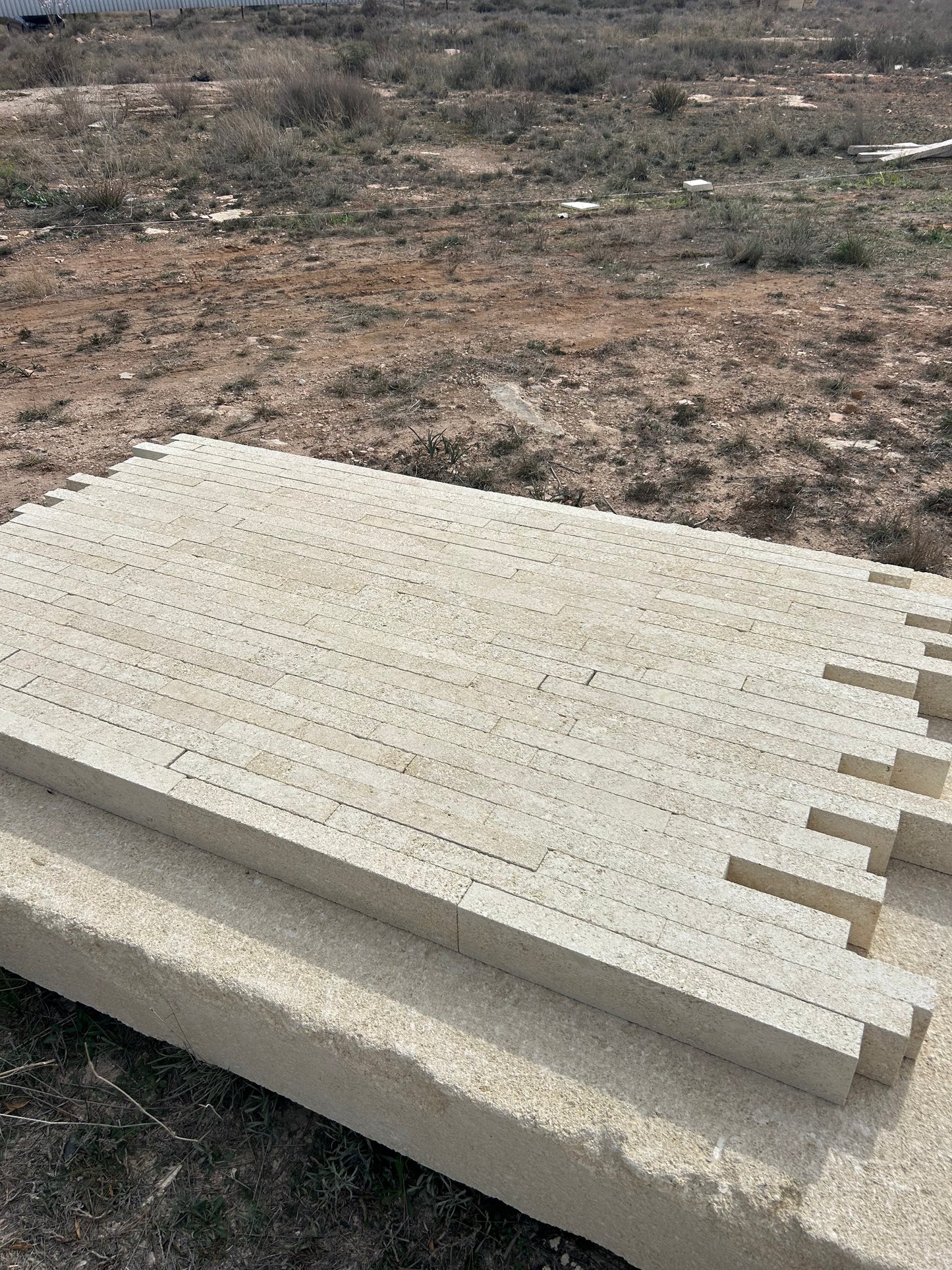 Low Carbon Cream Sandstone Stone Bricks Full load deal x 7100 bricks Albamiel