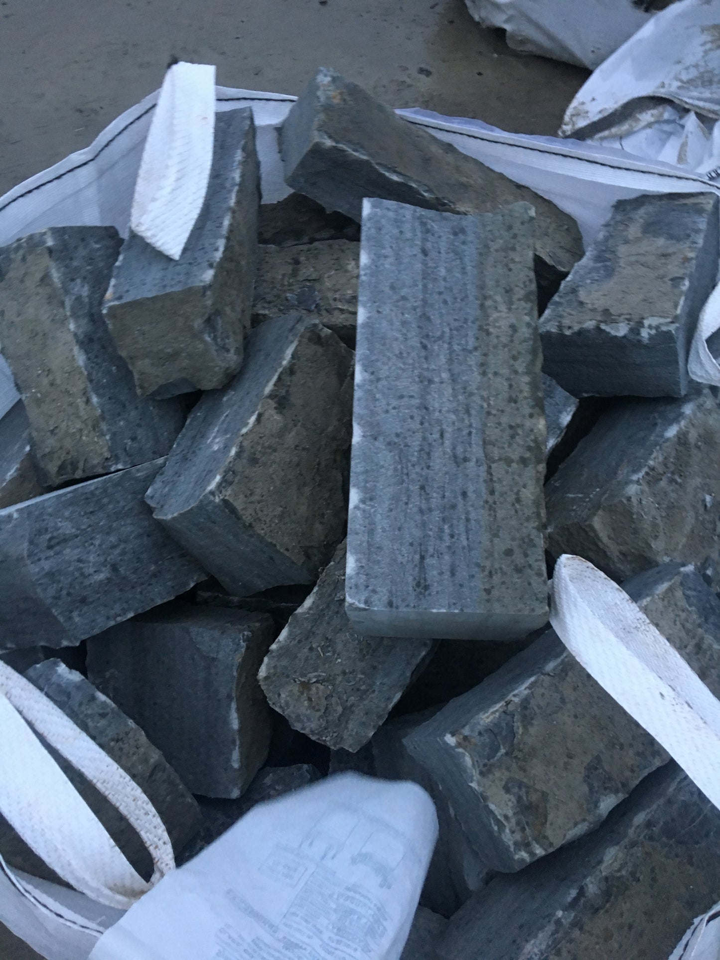 An Autumn Offer ! West Clare Grey Limestone Building Stone x 30 bulk bag / Artic load / free delivery Ireland/ 35% off !!