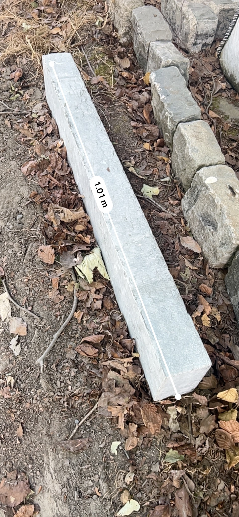 Belgian Blue Sawn 1m Limestone Driveway Kerbs x 10m on pallet / Free Delivery in Ireland