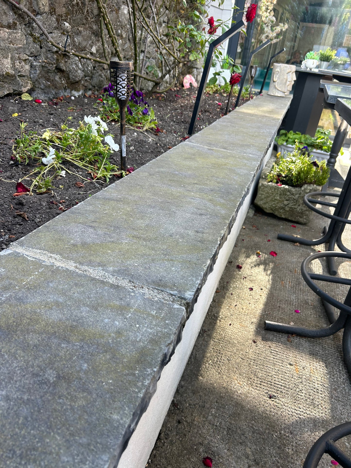 Valentia Black Chisel Edged Wall Capping 350mm x 50mm x 10 linear meters on pallet/ Free Delivery in Ireland