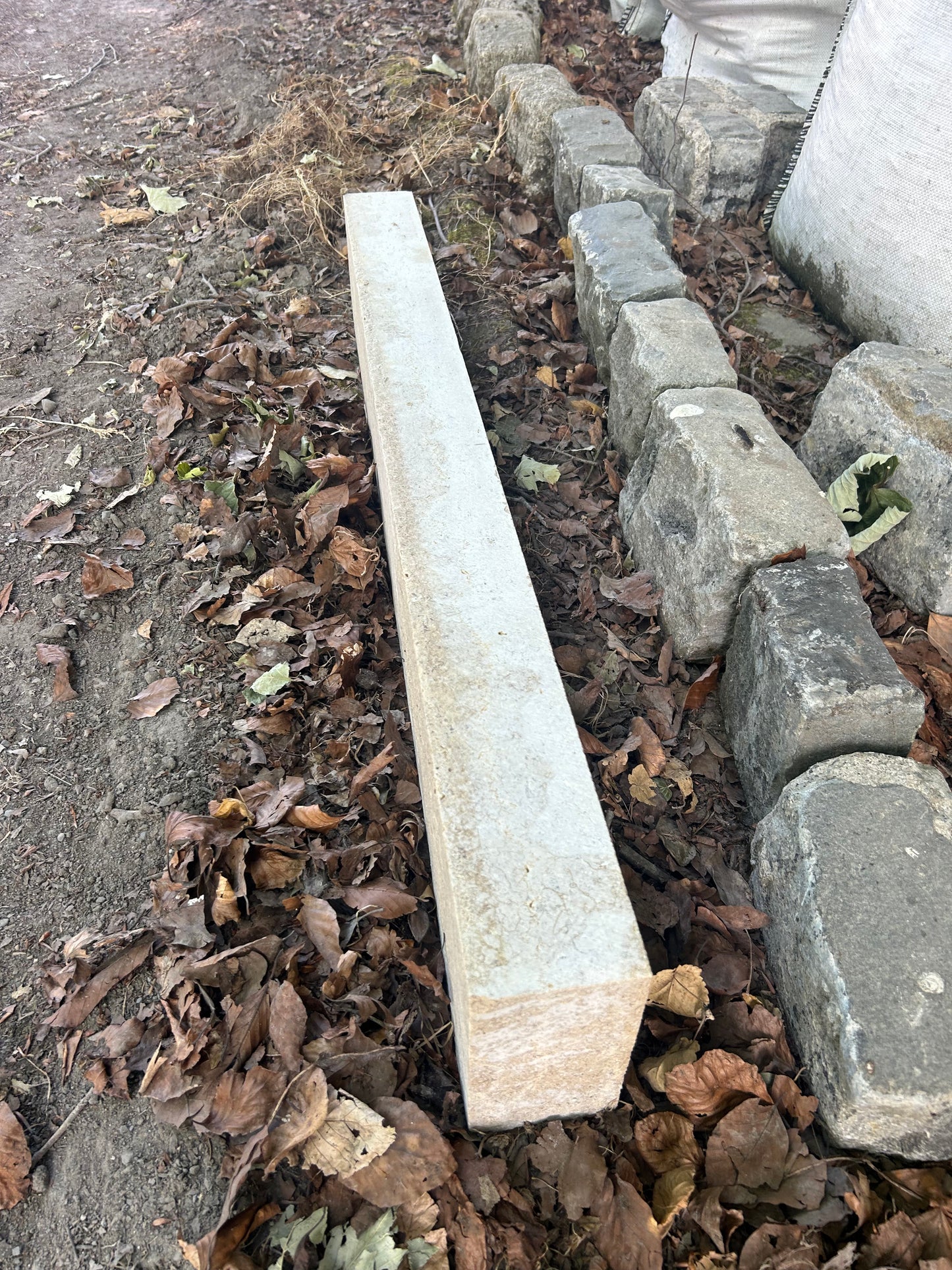 Monaco Cream Limestone 6” High Kerbs x 10 linear metres on pallet / Free Delivery in Ireland
