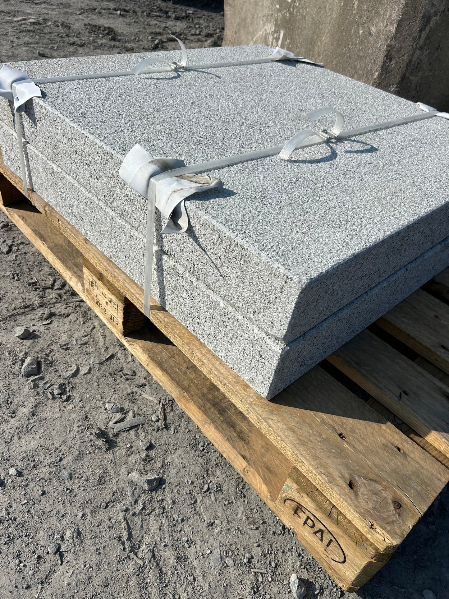 Merrion Grey / Silver Granite Flat Pier Caps ( Pair ) 900mm x 900mm x 100mm