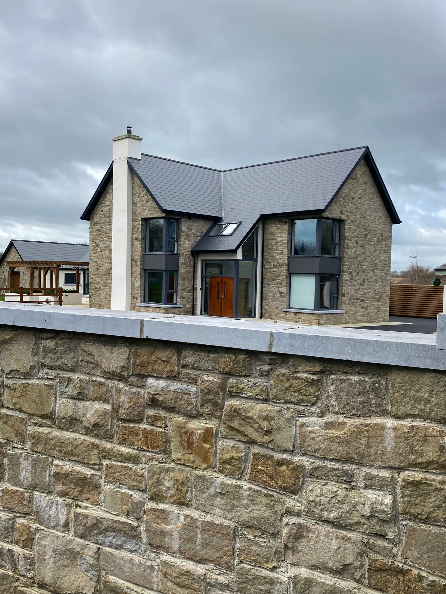Kilkenny Blue Sanded Limestone Flat Pier Caps 1050mm x 1050mm x 100mm ( sold as pair )