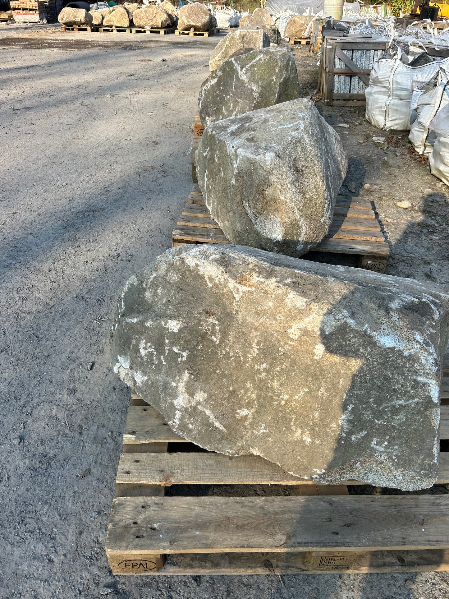 Granite Glacial Landscape Boulders, Large Specimen Stones, Sold Individually