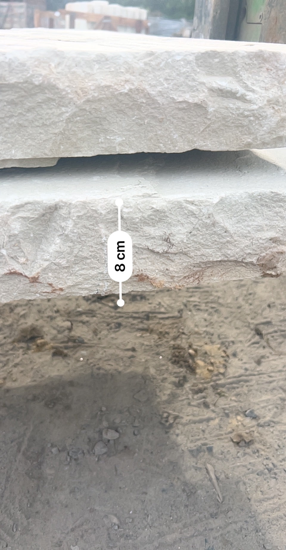 Tipperary Sandstone Hearthstone / Steps x 2 pieces 600mm x 900mm x 80mm ( chisel edged ) on pallet / free delivery Ireland