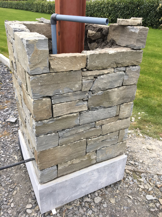 An Autumn Offer ! West Clare Grey Limestone Building Stone x 30 bulk bag / Artic load / free delivery Ireland/ 35% off !!
