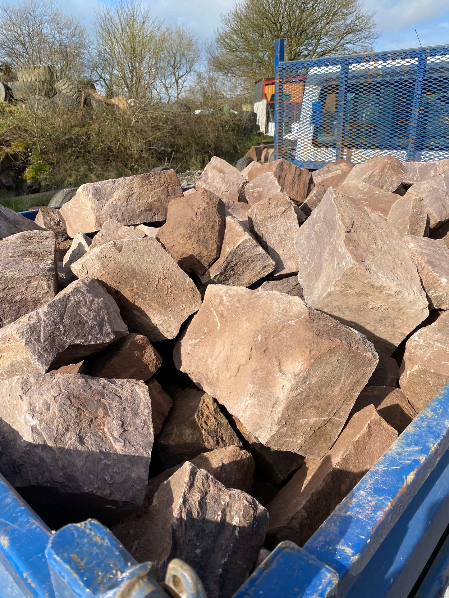 Achill Red Building Stone / Bulk Bag / Free Delivery In Ireland