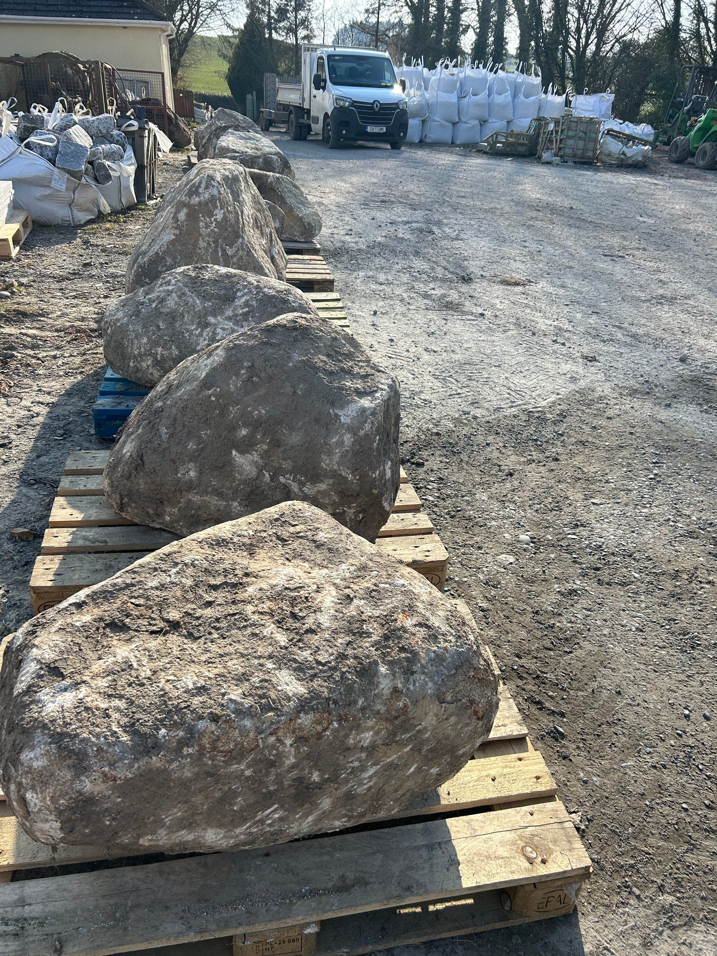 Granite Glacial Landscape Boulders, Large Specimen Stones, Sold Individually