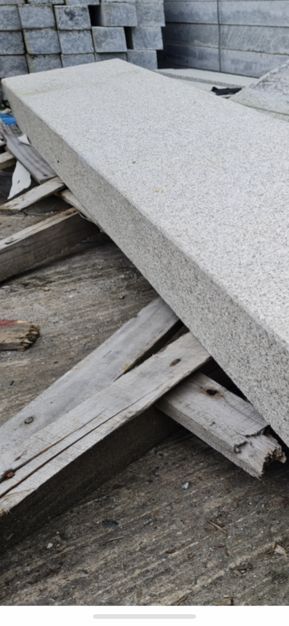 Merrion Grey Granite Heavy Duty 6” Thick Steps x 1m x 14”, sold as a pair / Free Delivery in Ireland