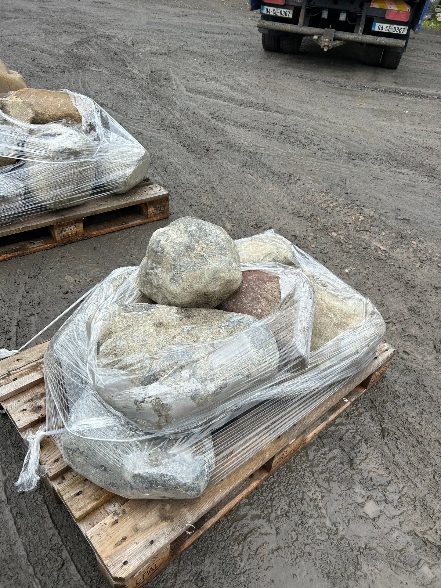 Ballycotton Medium Sized Glacial Round Boulders x 20 pallet deal / Free Delivery in Ireland 45% off Summer Deal !