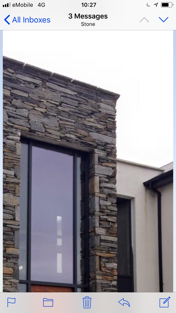 Donegal Premium Grade Black Natural Slate Building Stone Guillotened / Packed in Jumbo Bulk Bags / Free Delivery in Ireland