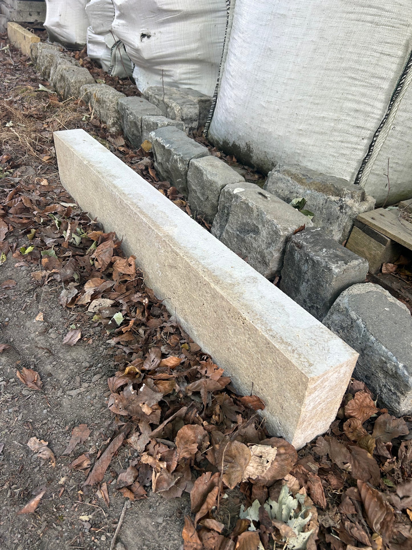 Monaco Cream Limestone 6” High Kerbs x 10 linear metres on pallet / Free Delivery in Ireland