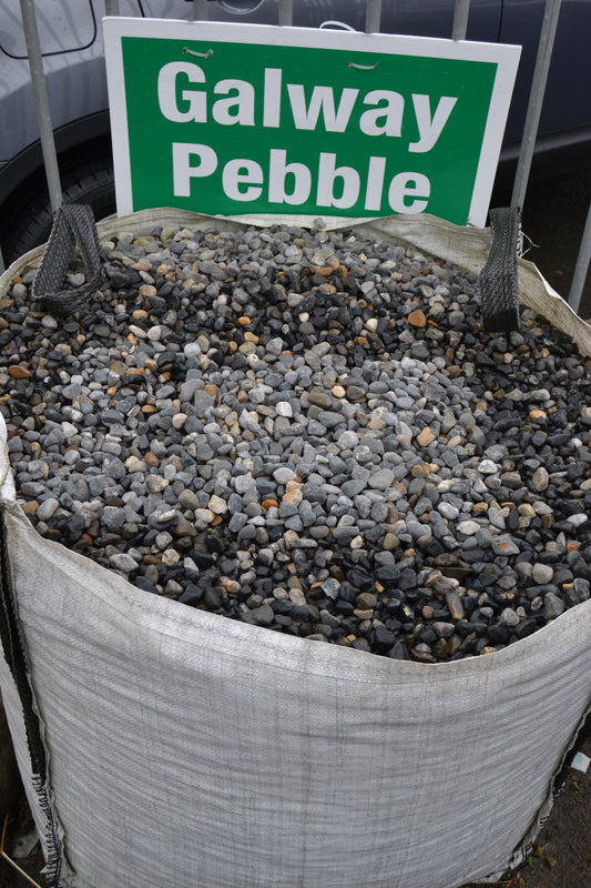 Galway Driveway 20mm Limestone Pebble Washed in Bulk Bags / Free Delivery in Ireland