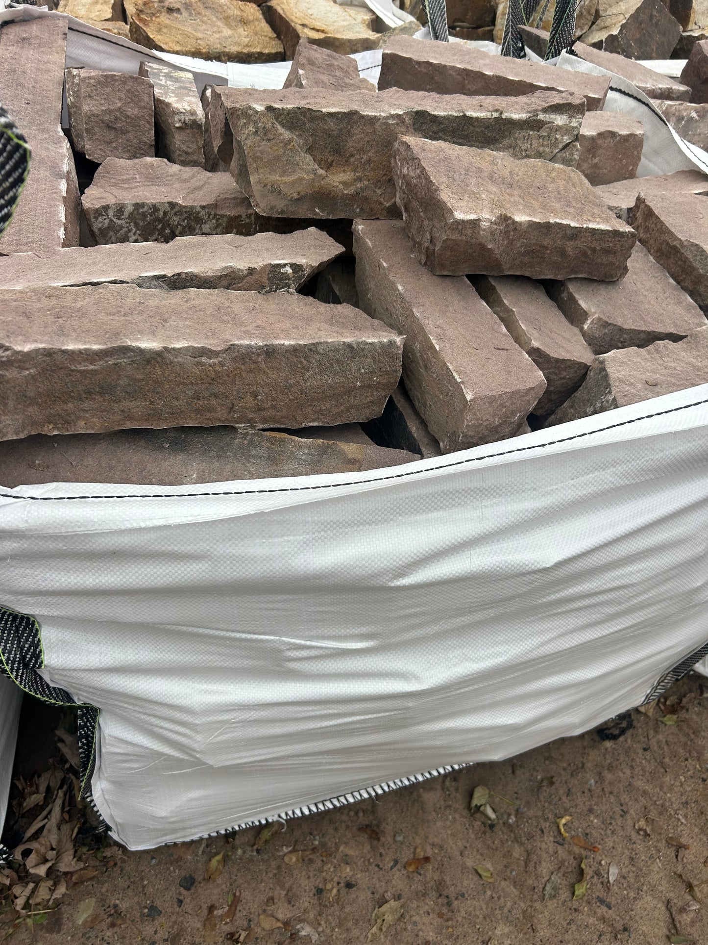 Achill Red Building Stone / Bulk Bag / Free Delivery In Ireland