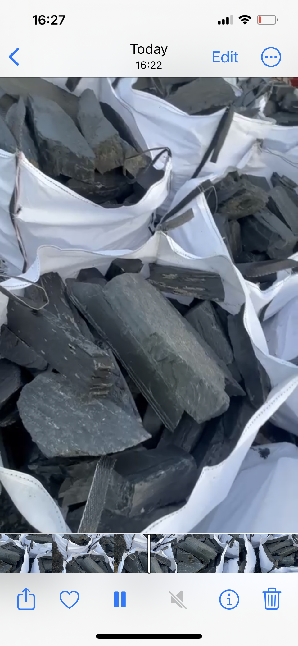 Donegal Premium Grade Black Natural Slate Building Stone Guillotened / Packed in Jumbo Bulk Bags / Free Delivery in Ireland