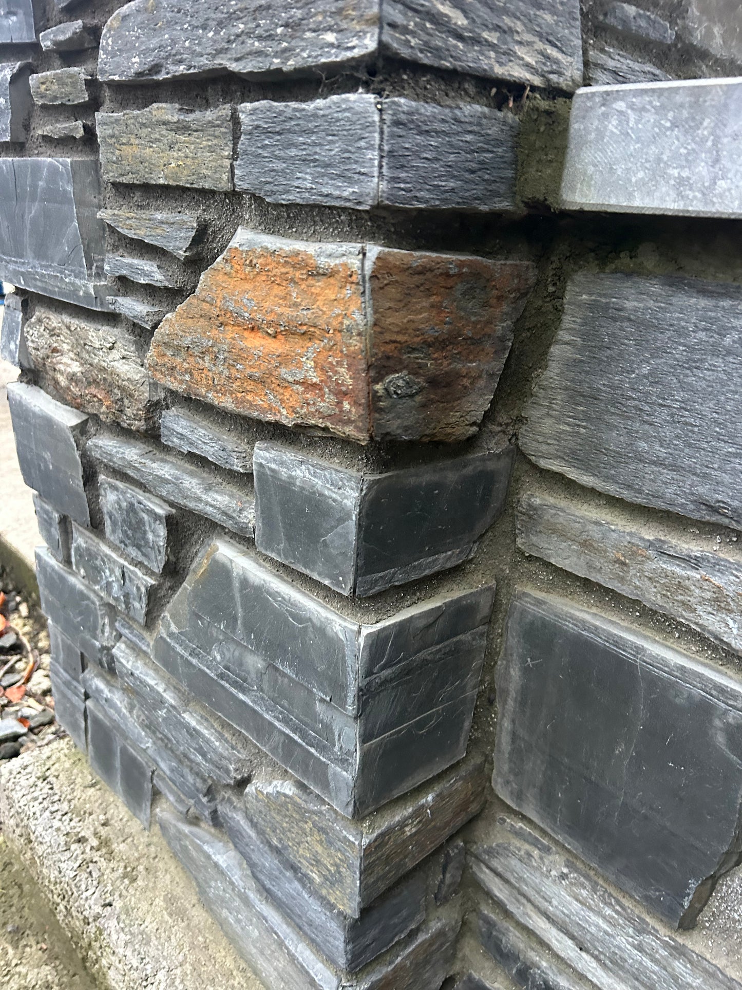 Donegal Black Slate Cladding and Corners 30mm / 10m2 or linear meters in pallet  / Free Delivery in Ireland
