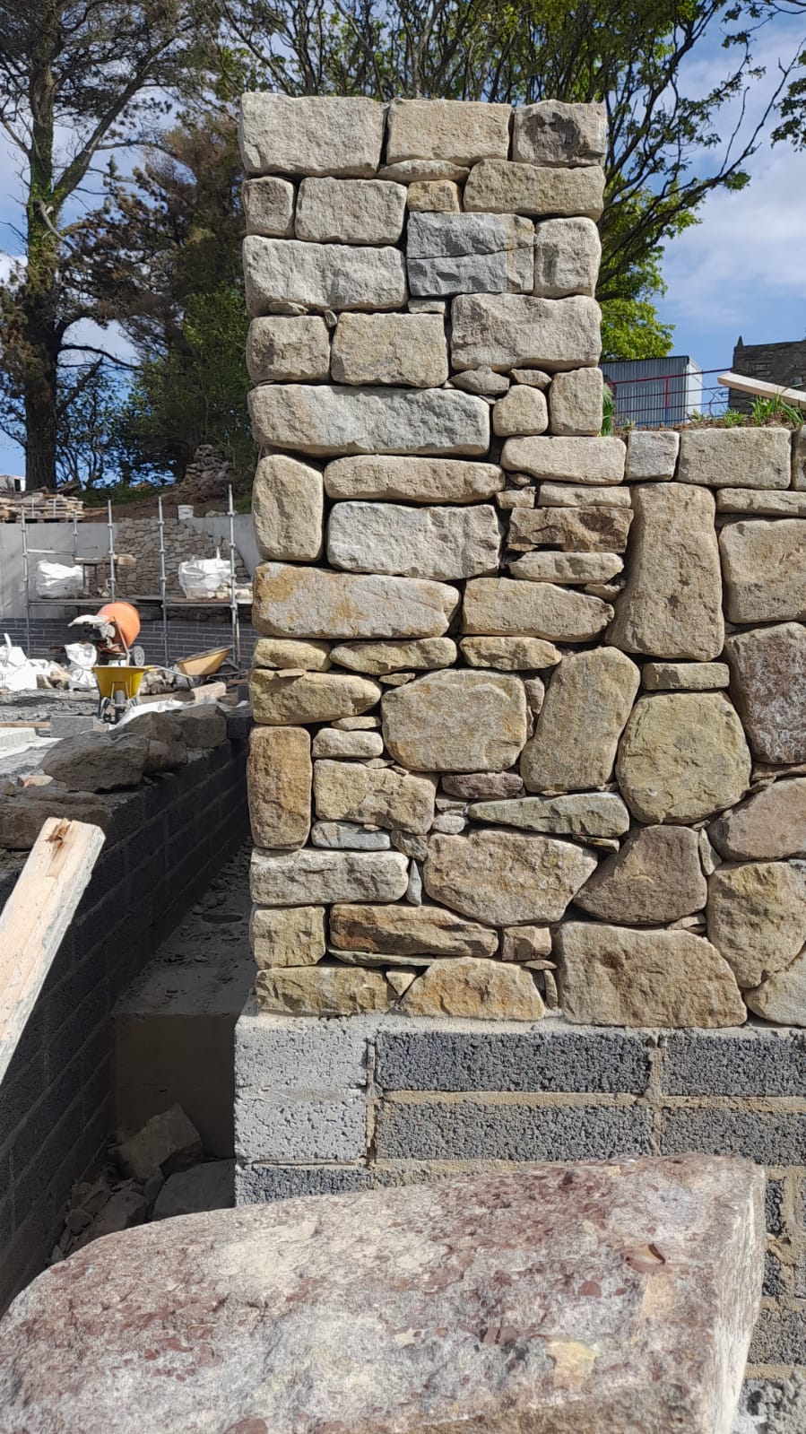 Old Salvage Reclaimed Brown Postman Pat Cornerstones / Packed in a bulk bag / Free Delivery in Ireland