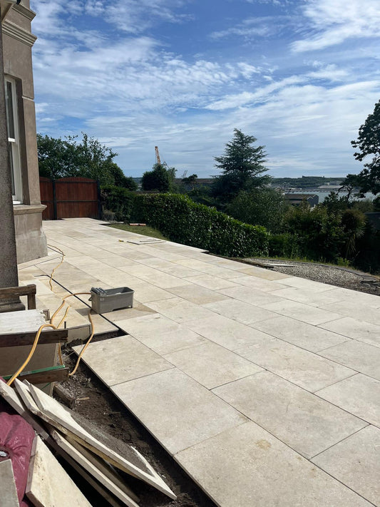 Monaco Cream Flagstones 200m2 load deal / Free delivery in Ireland