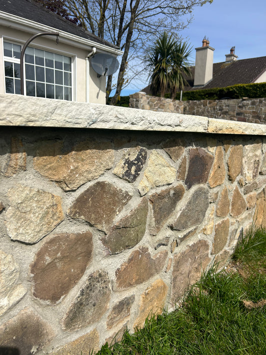 Tipperary Sandstone Wall Capping 350mm x 10 Lm on pallet / free delivery in Ireland