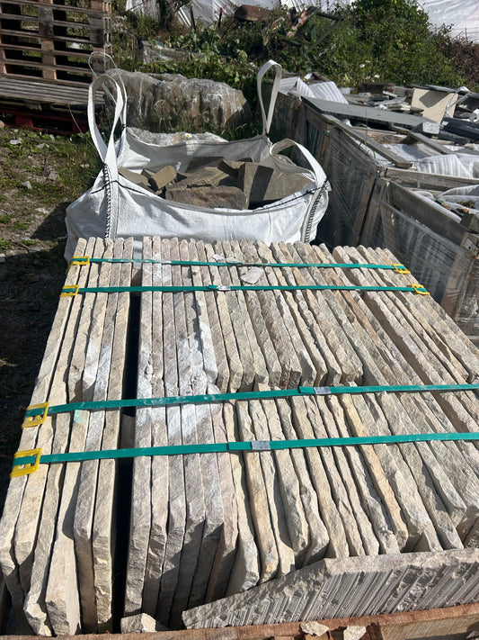 Tipperary Cream Sandstone Paving Stone / 20m2 mixed size crate / Free delivery in Ireland