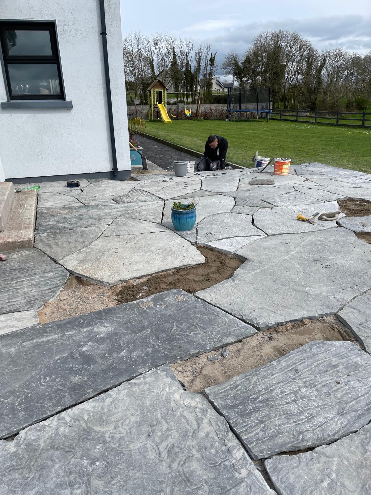 Wild Atlantic Way Extra Large Limestone Flagstones x 10m2 on pallet / Free Delivery in Ireland