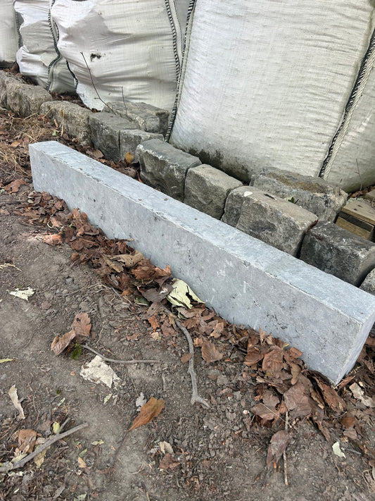 Belgian Blue Sawn 1m Limestone Driveway Kerbs x 10m on pallet / Free Delivery in Ireland