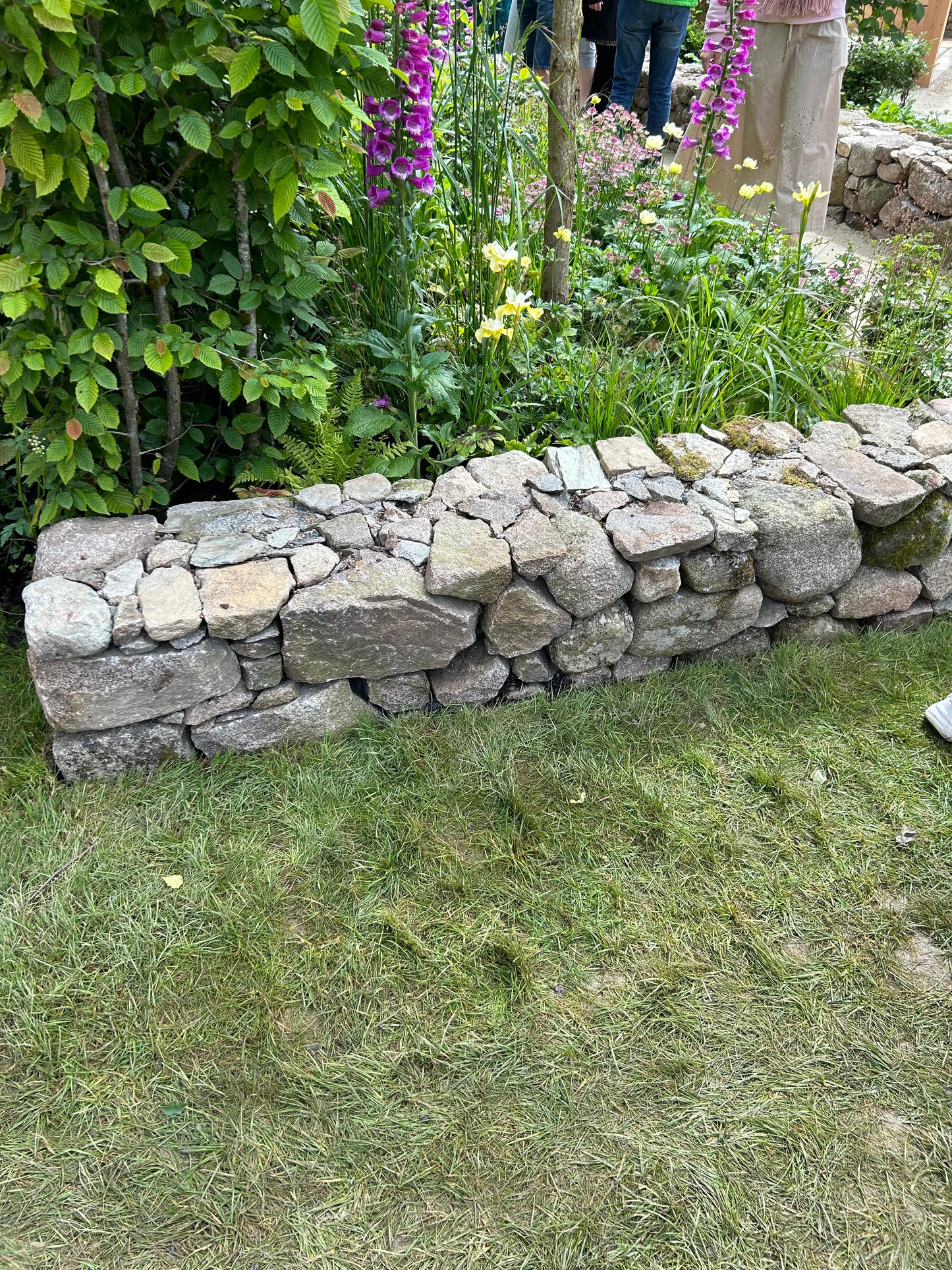 Old Salvage Brown Fieldstone Low Garden Wall / Building Stone in bulk bags / Free Delivery in Ireland