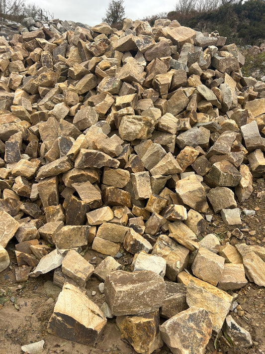 Leitrim Arigna Gold Building Stone in Bulk Bags / Free Delivery in Ireland